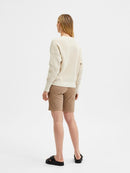 Fibi Long Sleeve Round Neck Jumper - Birch