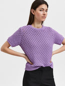 Sisley Short Sleeve Knit - African Violet