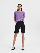 Sisley Short Sleeve Knit - African Violet
