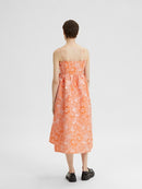 Selma Midi Dress - Iceland Poppy