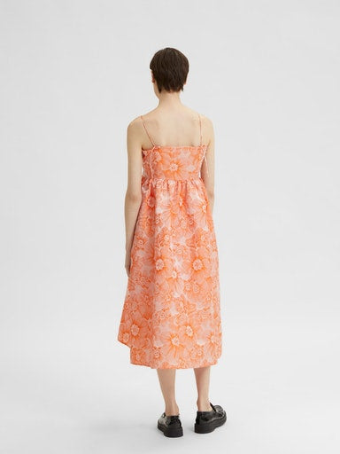 Selma Midi Dress - Iceland Poppy