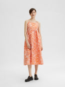Selma Midi Dress - Iceland Poppy