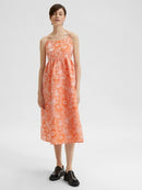 Selma Midi Dress - Iceland Poppy