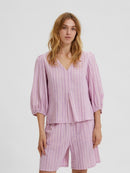 Helina Short Sleeve Top - African Violet