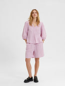 Helina Short Sleeve Top - African Violet