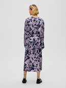 Aronia AOP Shirt Dress - Orchid Petal Print