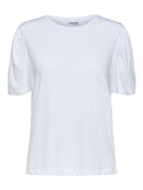 Ofelia Round Neck T-Shirt - Bright White