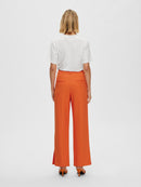Myla Straight Trouser - Orangeade