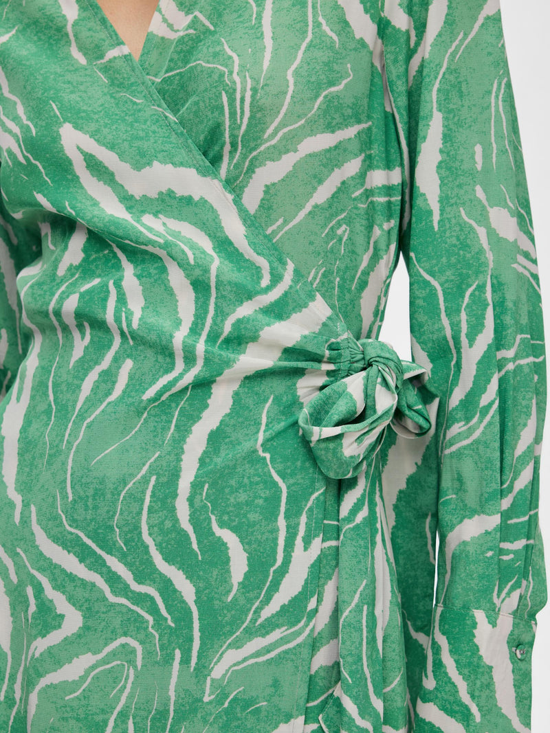 Sirine Wrap Dress - Absinthe Green