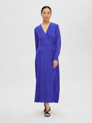 Abienne Wrap Dress - Royal Blue