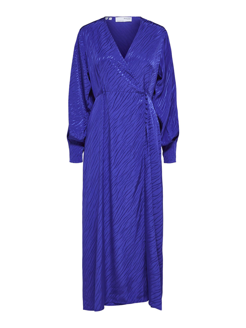 Abienne Wrap Dress - Royal Blue