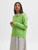 Lulu Round Neck Jumper - Greenery