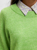 Lulu Round Neck Jumper - Greenery