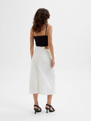 Gerda Denim Max Skirt - Snow White