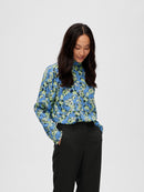 Jana AOP Blouse - Ultramarine Print