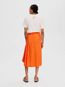 Abienne Midi Skirt - Orangeade