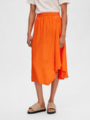 Abienne Midi Skirt - Orangeade