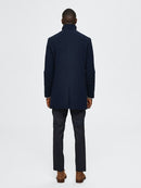 Morrison Wool Coat - Black Twill