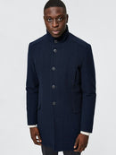 Morrison Wool Coat - Black Twill