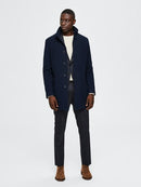 Morrison Wool Coat - Black Twill