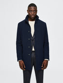 Morrison Wool Coat - Black Twill