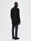 Morrison Wool Coat - Black Twill
