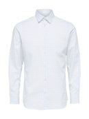 Cory Long Sleeve Shirt - White Print