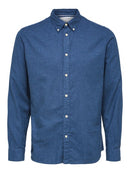 Flannel Long Sleeve Shirt - Moonlit Ocean