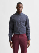 Michigan Slim Shirt - Navy Blazer