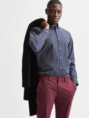 Michigan Slim Shirt - Navy Blazer