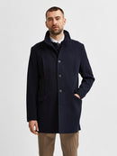 Morrison Wool Coat - Dark Sapphire