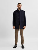 Morrison Wool Coat - Dark Sapphire