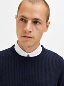 Cable Knit - Sky Captain