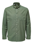 Organic Cotton Regular Fit Shirt - Winter Moss