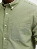 Organic Cotton Regular Fit Shirt - Winter Moss
