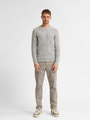 Vince Bubble Round Neck Jumper - Marshmallow