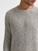 Vince Bubble Round Neck Jumper - Marshmallow