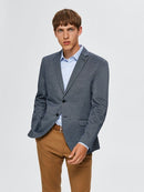Byron Blazer - Navy Blazer White Structure