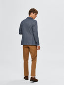 Byron Blazer - Navy Blazer White Structure