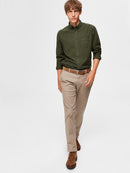 New Paris Straight Chino - Greige