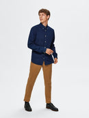 Nolan Long Sleeve Shirt - Light Blue Aop