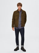 Mattnew Long Sleeve Check Shirt - Dark Sapphire Check