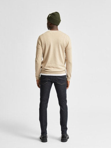 Berg Round Neck Jumper - Kelp Melange