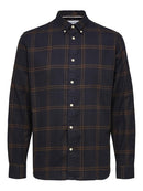 Flannel Long Sleeve Shirt - Monks Robe Big Check