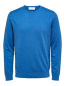 Berg Round Neck Jumper - Star Sapphire Melange