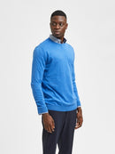 Berg Round Neck Jumper - Star Sapphire Melange