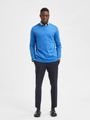 Berg Round Neck Jumper - Star Sapphire Melange