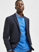 Berg Round Neck Jumper - Star Sapphire Melange