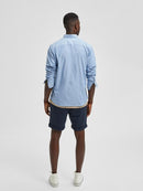 Flannel Long Sleeve Shirt - Moonlit Ocean