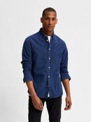 Clayton Long Sleeve Shirt - Medium Blue
